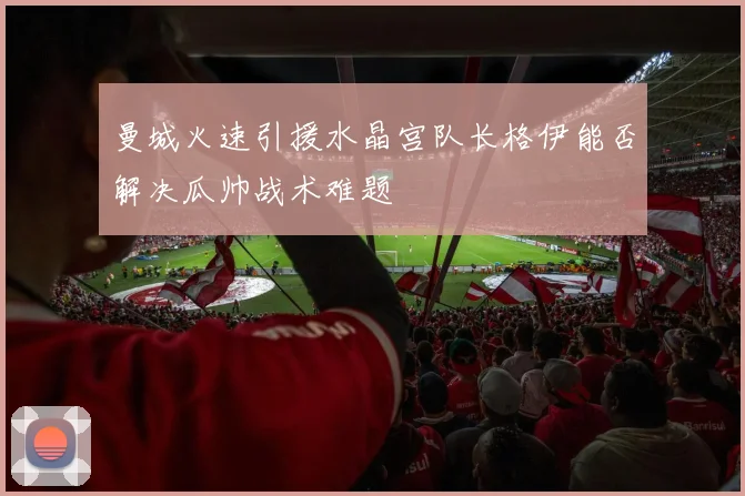 曼城火速引援水晶宫队长格伊能否解决瓜帅战术难题