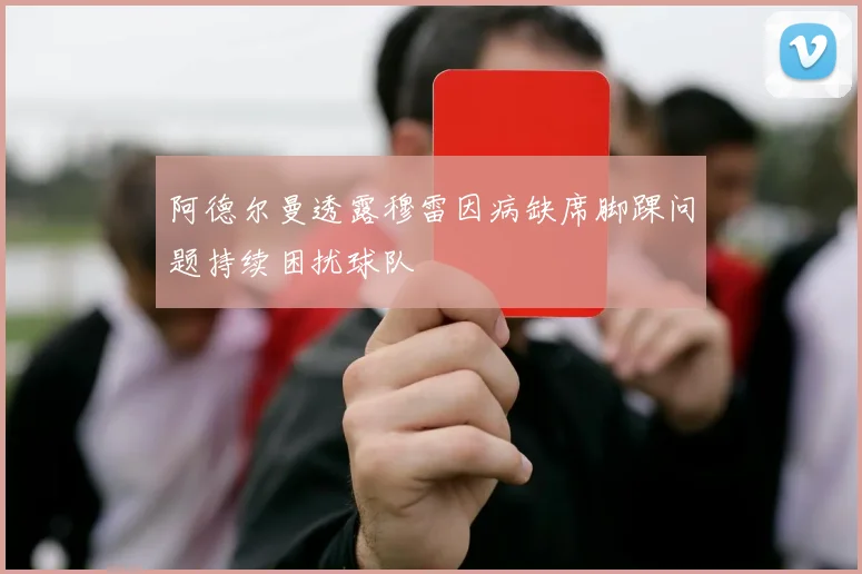 阿德尔曼透露穆雷因病缺席脚踝问题持续困扰球队